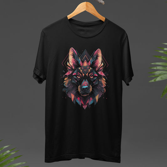 Unisex T Shirt - Geo DogsT-ShirtBlack